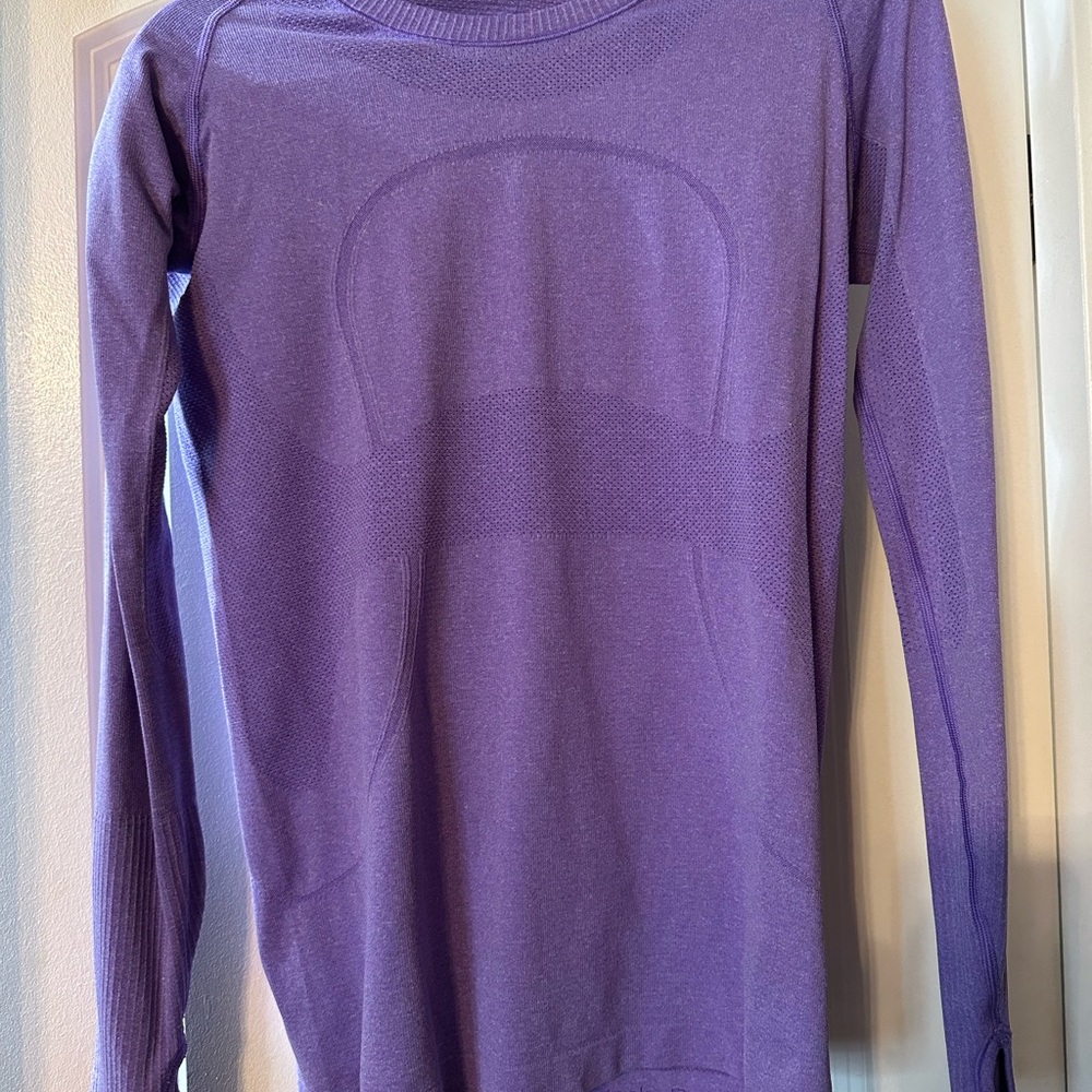 Purple Long Sleeve Top